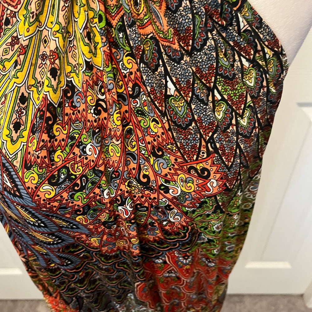 Joseph Ribkoff size 10 Sleeveless Halter Printed Party Top - Picture 13 of 16